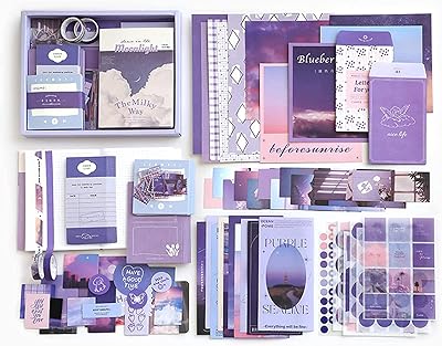 Kit de scrapbooking esthétique doraking, kit de journal bullet junk avec journalisation, fournitures