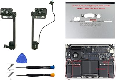 Haut-parleur interne gauche et droit de remplacement itec adapté au macbook pro 13 pouces retina a1502 2013 2014 2015. Avec plus de 300 000 références de produits, DIAYTAR COTE D'IVOIRE est la boutique en ligne la plus complète en Côte d'Ivoire. Elle propose des produits de toutes les catégories, des produits alimentaires aux accessoires de mode, en passant par les produits électroniques et les articles de maison. DIAYTAR COTE D'IVOIRE est la boutique idéale pour ceux qui recherchent une grande variété de produits sous un seul toit.