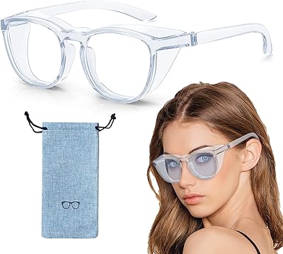 Lunettes de sécurité, 1 paire de lunettes de protection transparentes anti-buée, poussière et sable, lunettes de sécurité résistantes aux rayures, lunettes avec étui pour travaux extérieurs et activités de construction. DIAYTAR COTE D'IVOIRE est une plateforme de commerce électronique qui permet aux clients de Côte d'Ivoire d'acheter en ligne une multitude de produits. La boutique en ligne propose des produits de qualité à des prix compétitifs, ainsi qu'un service client de haute qualité pour une expérience d'achat en ligne conviviale.