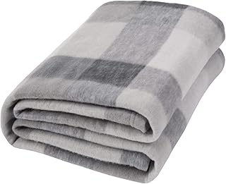 Dreamsin couverture polaire d'hiver à carreaux super douce, chaude et confortable pour canapé