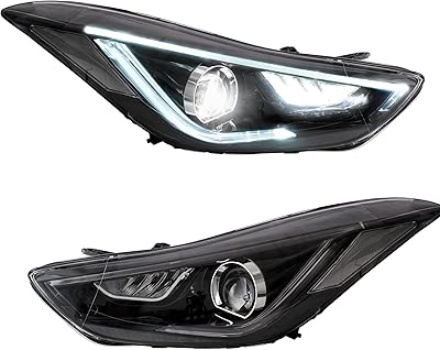 Phares led fland compatibles avec hyundai elantra 2012-2015 et elantra coupé 2013 2014