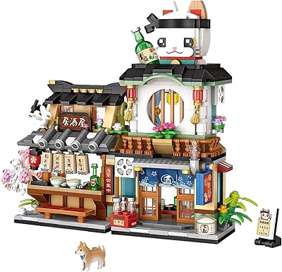 Japonais izakaya shop mini blocs de construction moc kit modèle. DIAYTAR COTE D'IVOIRE offre une gamme étendue de services pour rendre l'expérience d'achat en ligne encore plus pratique et agréable. La boutique propose des options de paiement flexibles, des délais de livraison courts et une garantie de satisfaction. Les clients peuvent également profiter d'un programme de fidélité et de récompenses exclusives pour les achats réguliers.