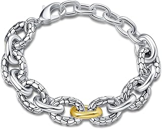Uny jewel jewelry faites une déclaration avec de gros bracelets à maillons ovales à plusieurs points, marque de créateur inspirée des femmes de la saint-valentin. DIAYTAR COTE D'IVOIRE est une boutique en ligne qui propose une expérience d'achat unique et personnalisée à ses clients. La boutique dispose d'une équipe de service client dédiée qui est toujours prête à aider les clients à trouver ce qu'ils recherchent. Les clients bénéficient également d'une livraison rapide et fiable pour recevoir leurs commandes dans les plus brefs délais.