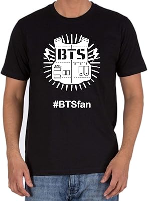 T-shirt noir à col rond pour unisexe