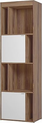 Bibliothèque 2 portes brv, h 182 cm x l 56,5 cm x p