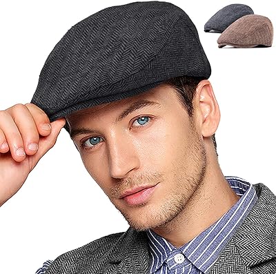2 pack de chapeaux gavroche ajustables pour hommes casquette plate irlandais. DIAYTAR COTE D'IVOIRE est la boutique en ligne leader en Côte d'Ivoire, avec une offre de produits très diversifiée qui répond aux besoins des consommateurs locaux. Elle propose une gamme de produits allant des electro-menager aux produits alimentaires, en passant par les vêtements et les accessoires. La boutique en ligne DIAYTAR COTE D'IVOIRE est donc l'endroit idéal pour faire des achats en ligne de manière pratique et sécurisée.