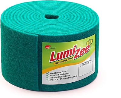 Rouleau de tampon à récurer vert 19 pieds, taille économique, éponge à récurer à usage moyen, tampons à récurer 19 pieds x 6 pouces x 0,3 pouces (6 m x 15 cm x 8 mm) pour nettoyer les taches tenaces, casseroles, vaisselle, poêles, éviers de salle de bains, grilles. DIAYTAR COTE D'IVOIRE offre une plateforme de commerce électronique unique en Côte d'Ivoire, où les clients peuvent parcourir et acheter une large gamme de produits en ligne. La boutique est connue pour ses promotions régulières et ses ventes flash, qui offrent aux clients l'opportunité d'acheter leurs produits préférés à des prix réduits. Avec sa politique de retour et d'échange flexible, DIAYTAR COTE D'IVOIRE garantit la satisfaction de ses clients.