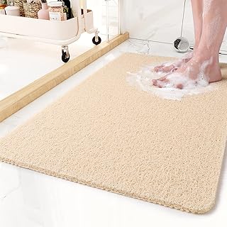 Tapis de baignoire antidérapant, tapis de douche, luffa de bain en pvc
