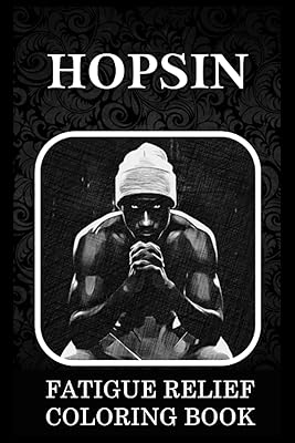 Livre de coloriage pour soulager la fatigue : illustrations hopsin pour diminuer naturellement