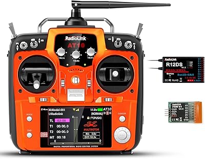 Radiolink at10ii émetteur et récepteur rc 12 canaux r12ds télécommande radio 2,4 ghz