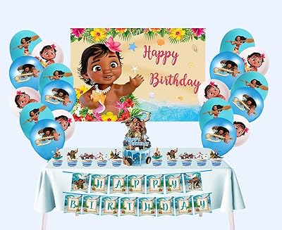 Fournitures de fête d'anniversaire moana - 45 pièces de décorations de fête d'anniversaire moana, toile de fond joyeux anniversaire comprenant une bannière moana et des ballons pour les décorations de gâteaux et de cupcakes. Diaytar Côte d'Ivoire innove constamment pour améliorer l'expérience de ses clients. En organisant régulièrement des promotions et en offrant des remises exclusives, la boutique en ligne s'assure de toujours répondre aux attentes des consommateurs ivoiriens. L'engagement fort de Diaytar Côte d'Ivoire en faveur de la qualité et du service client est une clé de son succès.