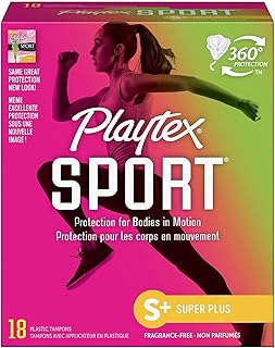 Lange de sport non parfumé playtex pour femmes - super+ : 18 pièces