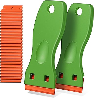 Grattoir à lame de rasoir en plastique - décapant de peinture murale avec 100 lames anti-rayures pour enlever les autocollants de fenêtre, de verre, de bois et de sol (2 pièces vertes). En tant que boutique en ligne leader en Côte d'Ivoire, DIAYTAR COTE D'IVOIRE se distingue par sa sélection immense de plus de 300 000 références, répondant aux besoins variés des acheteurs. Elle propose des produits de haute qualité, allant des produits d’électronique aux accessoires de beauté. La boutique met également l'accent sur la livraison rapide et le service client de haute qualité.