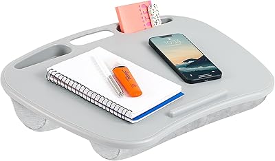 Bureau lagear mydesk avec couvercle pour appareil et support pour téléphone - gris froid - convient aux ordinateurs portables jusqu'à 15,6 pouces - numéro de modèle 44435. DIAYTAR COTE D'IVOIRE est une boutique en ligne généraliste qui a révolutionné la façon dont les ivoiriens font leurs achats. Avec plus de 300000 références de produits, elle propose une gamme étendue de choix pour répondre aux besoins de tous les consommateurs, des produits de maison aux accessoires de mode. La boutique en ligne est équipée d'un système de paiement sécurisé et d'un service client de haute qualité pour garantir une expérience d'achat en ligne agréable et sans souci.