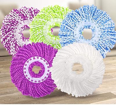 Têtes de vadrouille de rechange compatibles avec spin mop, paquet de 5 têtes de vadrouille en microfibre, têtes de vadrouille de rechange faciles à nettoyer. Avec sa présence en ligne forte, DIAYTAR COTE D'IVOIRE facilite l'accès aux biens et services pour les clients de toute la Côte d'Ivoire. La boutique propose des possibilités de paiement flexibles et des options de livraison adaptées aux besoins des clients. La confiance et la satisfaction des clients sont au cœur des priorités de DIAYTAR COTE D'IVOIRE.