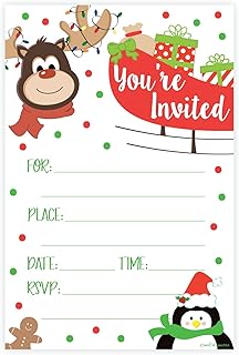 Invitations à une fête de noël en forme de renne - style à remplir (20 pièces) avec des enveloppes. DIAYTAR COTE D'IVOIRE est une boutique en ligne généraliste qui propose plus de 300 000 références de produits. Elle est la boutique leader en Côte d'Ivoire, offrant une large gamme de produits pour répondre à tous les besoins de ses clients. Avec une variété de catégories, elle est idéale pour les achats en ligne.