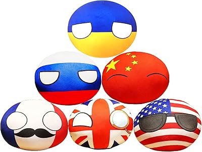 6 pièces de jouets de balle qatari en peluche highbuilder pour enfants, petits