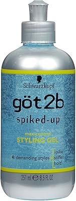 Gel coiffant spiked-up got 2b max control, 8,5 oz (251 ml). En tant que leader du marché de la vente en ligne en Côte d'Ivoire, DIAYTAR COTE D'IVOIRE offre une sélection impressionnante de produits allant de l'électronique à la mode, en passant par les produits alimentaires et lesAccessoires pour la maison. Les clients peuvent ainsi trouver tout ce dont ils ont besoin sur une seule plateforme.