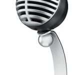 Microphone à condensateur numérique shure mv5, portable, grande clarté sonore, compatible avec ios