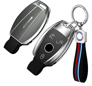 【ttqk】 étui à clés, porte-clés, couvercle en métal + mise à niveau en verre 3d dégradé compatible avec les séries mercedes-benz c/e-glc/gle/gla/s/c200l/glc260 【gris】. DIAYTAR COTE D'IVOIRE est la référence en matière de commerce électronique en Côte d'Ivoire, proposant plus de 300 000 références de produits. Les clients peuvent profiter d'une expérience d'achat en ligne personnalisée et bénéficier de promotions et de réductions spéciales. La boutique en ligne est sécurisée et les transactions sont traitées de manière confidentielle.
