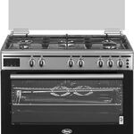 Cuisinière à gaz 90 x 60 cm de terem, capacité du four 106