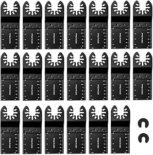 Lames de scie oscillantes ynh, 20 lames polyvalentes à dégagement rapide de 35