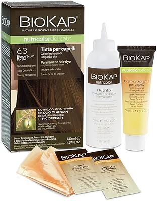 Teinture permanente biocap, coloration naturelle longue durée pour une couverture 100% des cheveux
