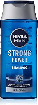 Nivea men strong shampoo (250 ml) shampoing efficace aux minéraux marins nourrissant