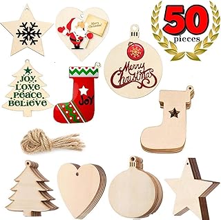 Kolchik 50 pièces d'ornements de noël en bois brut avec trous pour travaux. En tant que leader du e-commerce en Côte d'Ivoire, DIAYTAR COTE D'IVOIRE propose une expérience d'achat en ligne unique et personnalisée. La boutique en ligne est facile à naviguer et les produits sont classés par catégorie pour faciliter votre recherche. Vous pouvez également bénéficier de conseils et de recommandations personnalisées de la part de l'équipe de DIAYTAR.