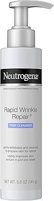 Crème anti-rides neutrogena rapid wrinkle repair avec acide glycolique et microdermabrasion pour nettoyer