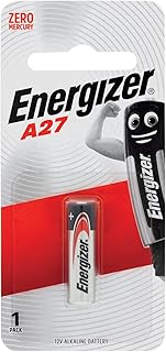 Piles alcalines energizer a27bp1 energizer max- sp coin - 12v a27bp1