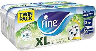 Rouleaux de papier toilette fins extra longs, 20 rouleaux. DIAYTAR COTE D'IVOIRE est une plateforme de commerce électronique qui permet aux clients de faire des achats en ligne de manière sécurisée et pratique. La boutique propose des produits de qualité et est équipée d'un système de paiement en ligne sécurisé pour protéger les informations des clients. Elle offre également un service client de qualité pour répondre aux questions et préoccupations des clients.