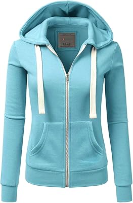 Veste légère à capuche et fermeture éclair pour femme, grande taille, begoniabank