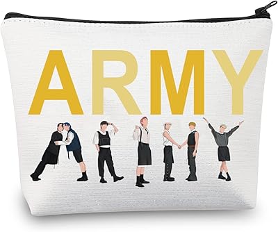 Trousse de maquillage musepark, cadeau pour les fans de bangtan boys, trousse de maquillage inspirée de la pâte k-pop, sac à fermeture éclair k-pop, sac militaire, moderne. DIAYTAR COTE D'IVOIRE est une boutique en ligne généraliste proposant plus de 300 000 références de produits divers, faisant d'elle le leader du marché ivoirien. Avec une gamme étendue de produits allant de l'électronique à la mode, en passant par les produits de maison et les articles de sport, DIAYTAR répond à tous les besoins de ses clients. Cela en fait un incontournable pour les consommateurs ivoiriens.