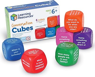 Blocs de conversation de ressources d'apprentissage - 6 pièces, blocs de mousse pour les 6 ans et plus pour l'apprentissage social et émotionnel, fournitures pour conseillers scolaires, jouets d'orthophonie, blocs brise-glace. La boutique en ligne DIAYTAR COTE D'IVOIRE est leader sur le marché ivoirien en termes de vente en ligne. Elle propose des produits de qualité à des prix compétitifs, ce qui la rend très attractive pour les consommateurs. Avec sa large gamme de produits, elle répond aux besoins de tous les clients.