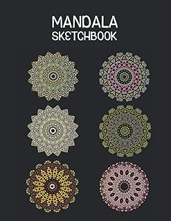 Carnet de croquis mandala : carnets de croquis de modèles de dessin