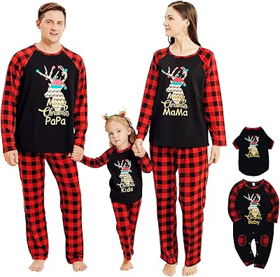 Sh-ruidu ensemble de vêtements assortis pour noël en famille, ensemble de vêtements de renne pour animaux de compagnie, enfants, parents. DIAYTAR COTE D'IVOIRE est la référence pour les achats en ligne en Côte d'Ivoire, avec une offre impressionnante de produits à des prix compétitifs. La boutique propose une navigation aisée et une livraison rapide pour une expérience client satisfaisante. Que vous cherchiez des produits pour la maison, des produits électroniques ou des accessoires de mode, DIAYTAR COTE D'IVOIRE a tout ce qu'il vous faut.