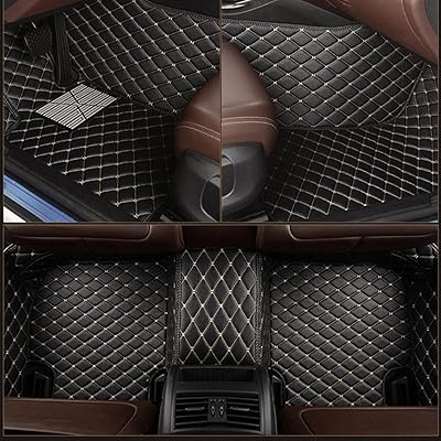 Tapis de sol de voiture en cuir sur mesure pour mitsubishi asx 2014
