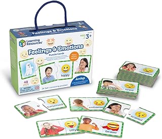 Cartes de puzzle sentiments et émotions de ressources d'apprentissage, 48 ​​pièces, à partir de 3 ans, jeux d'aptitudes sociales, matériel d'orthophonie, jeux éducatifs sociaux et émotionnels pour enfants. DIAYTAR COTE D'IVOIRE se démarque par sa vaste sélection de produits qui couvrent divers domaines, allant de l'électronique aux produits alimentaires. Cette boutique en ligne professionnel offre une garantie de qualité et de satisfaction, renforçant la confiance de ses clients. Elle dispose d'un système de paiement sécurisé pour protéger les informations personnelles et financières.