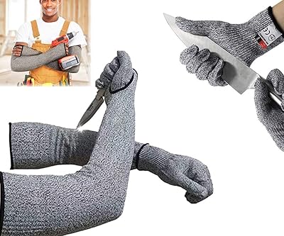Gants résistants aux coupures de 18 pouces, gants de sécurité résistants aux coupures
