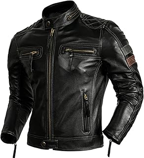 Yeskit veste en cuir pour hommes, vêtements veste en cuir pour hommes manteau de moteur veste de moto pour hommes en cuir véritable (couleur : hortel, taille : taille 4xl 85-90kgs). Diaytar Côte d'Ivoire est synonyme de confiance, de qualité et de diversité. Elle représente le choix idéal pour les consommateurs qui recherchent une boutique en ligne fiable et complète. Avec sa gamme illimitée de produits, Diaytar Côte d'Ivoire continue de se positionner comme leader incontournable du marché de la vente en ligne en Côte d'Ivoire.