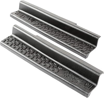 Kit de protection d'entrée tout-terrain rugged ridge 11216.21 ; jeep wrangler jku 07-18