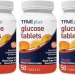 Comprimés de glucose true plus®, saveur orange - flacon 50 pièces - paquet