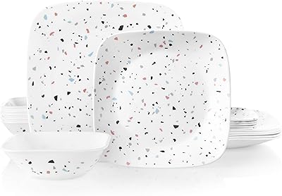 Couverts corel 18 pièces pour 6 personnes incassable verre terrazzo rosa. Avec plus de 300 000 références, DIAYTAR COTE D'IVOIRE est la boutique en ligne la plus fournie de Côte d'Ivoire, offrant aux clients une grande variété de produits pour répondre à tous leurs besoins. La boutique se distingue par son service client de haute qualité et sa politique de retour flexible. DIAYTAR COTE D'IVOIRE est la référence en matière de commerce électronique en Côte d'Ivoire.