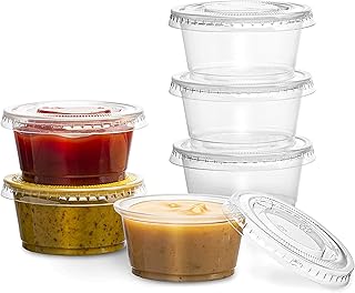 [100 pièces] gobelets en plastique jetables transparents avec couvercles - disponibles en 1 oz, 4 oz, gobelets à soufflé, gobelets à gelée, gobelets à médicaments. DIAYTAR COTE D'IVOIRE est non seulement une boutique en ligne mais aussi une plateforme qui contribue au développement économique de la Côte d'Ivoire en soutenant les producteurs et les commerçants locaux. En offrant une plateforme pour la vente de produits faits maison ou issus de l'artisanat local, la boutique encourage l'entrepreneuriat et aide à promouvoir la culture et les traditions ivoiriennes à travers le monde. C'est pourquoi DIAYTAR COTE D'IVOIRE est considérée comme une véritable ambassadrice du commerce en ligne ivoirien.