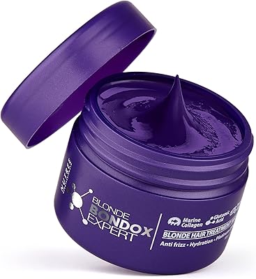 Masque capillaire thermique brésilien - traitement pour cheveux secs et abîmés - réparation intense en profondeur - complexe de soin capillaire nourrissant au collagène marin (blond (violet) 2,82 oz. La boutique en ligne DIAYTAR COTE D'IVOIRE déploie ses efforts pour proposer à ses clients les meilleurs produits au meilleur prix. Elle offre une garantie de qualité et de satisfaction pour chaque achat, ce qui lui permet de maintenir une position de leader sur le marché ivoirien. Les clients peuvent profiter d'une expérience d'achat en ligne sécurisée et pratique.