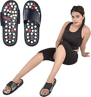 Pantoufles dazebao® acu paduka pour acupression complète du corps et thérapie magnétique