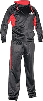 Survêtement top ten pour hommes 7330-9190, schwartz-root, xl, schwartz-rot, xl