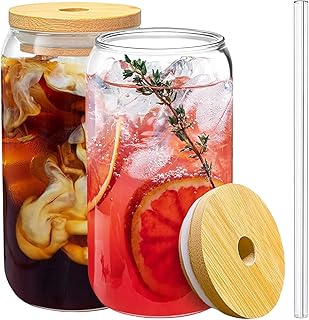 Tasses à boire banana home avec couvercles en bambou et paille - tasses en verre de 16 oz, jolies tasses à café glacé, tasses à eau, verres de fête, toute boisson et cadeau pour toute occasion (1 500 ml). DIAYTAR COTE D'IVOIRE met en avant sa capacité à proposer des prix compétitifs et des promotions régulières, attirant ainsi une clientèle fidèle et en quête de bonnes affaires. La boutique en ligne est constamment mise à jour avec des nouveaux produits, répondant aux dernières tendances et besoins des consommateurs. Cela contribue à l'engagement des clients et à la fidélisation.