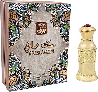 Huile de parfum concentrée de musc pur naseem perfumes (6 ml)